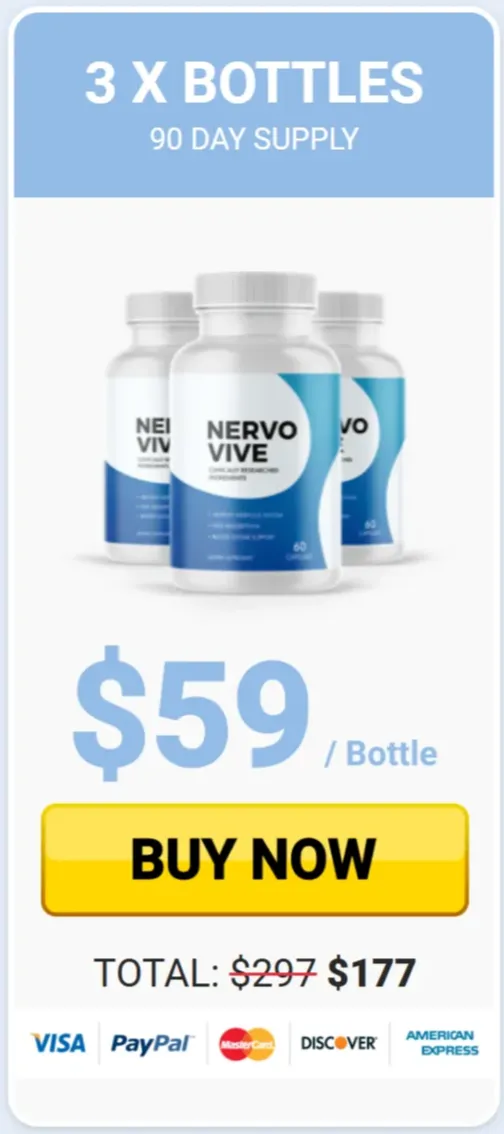 Nervovive price 3 bottle